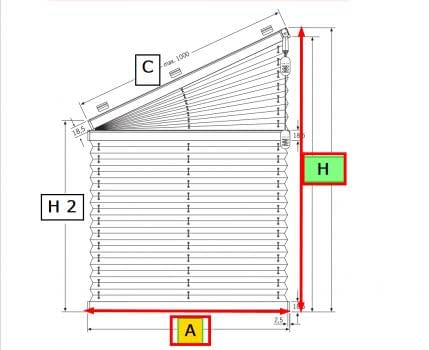 002-Plissegardin F1 dimensions summary