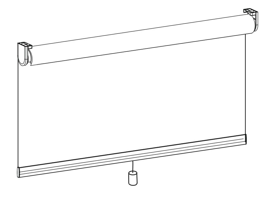 Rullgardiner med fjädermekanism