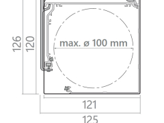 003-Kassettrullgardin CALC Absolute dimensions