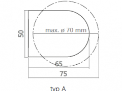 002-Bracket RBF RT32F rullgardiner typ A dimensions 001