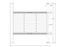 000-Plissegardin Vegas 20 mm PV2